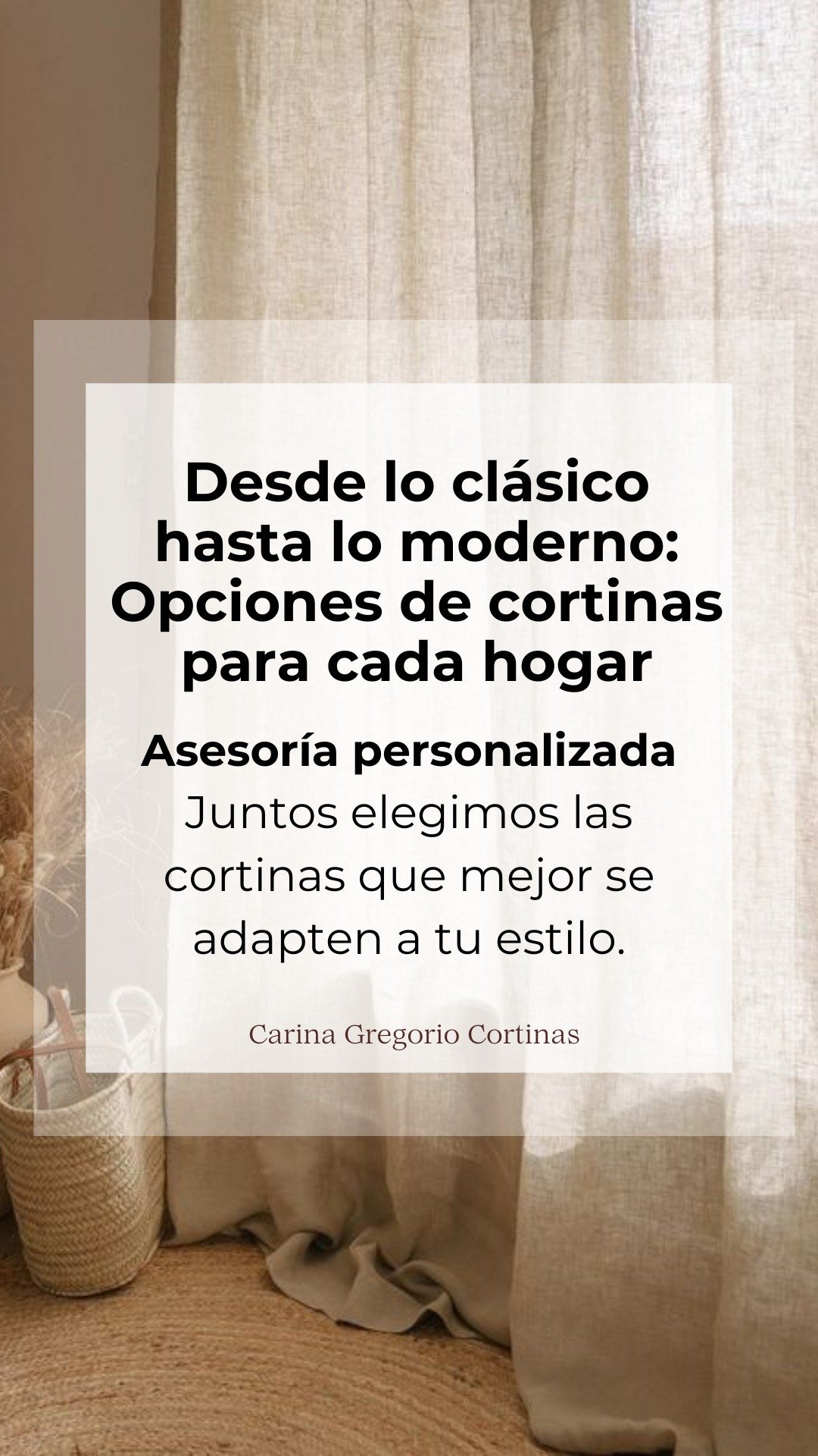 Cari Gregorio Cortinas e Interiores