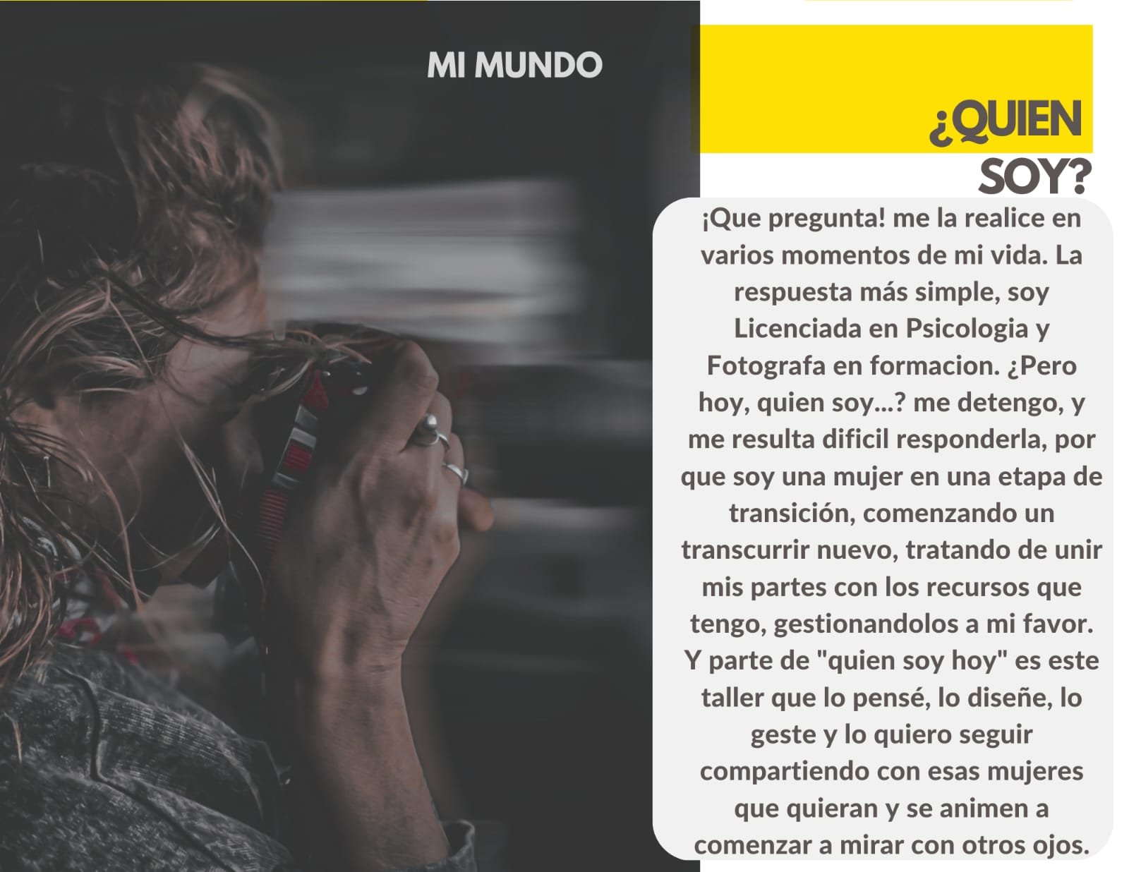 Psicología Clínica y Fotografía Terapéutica