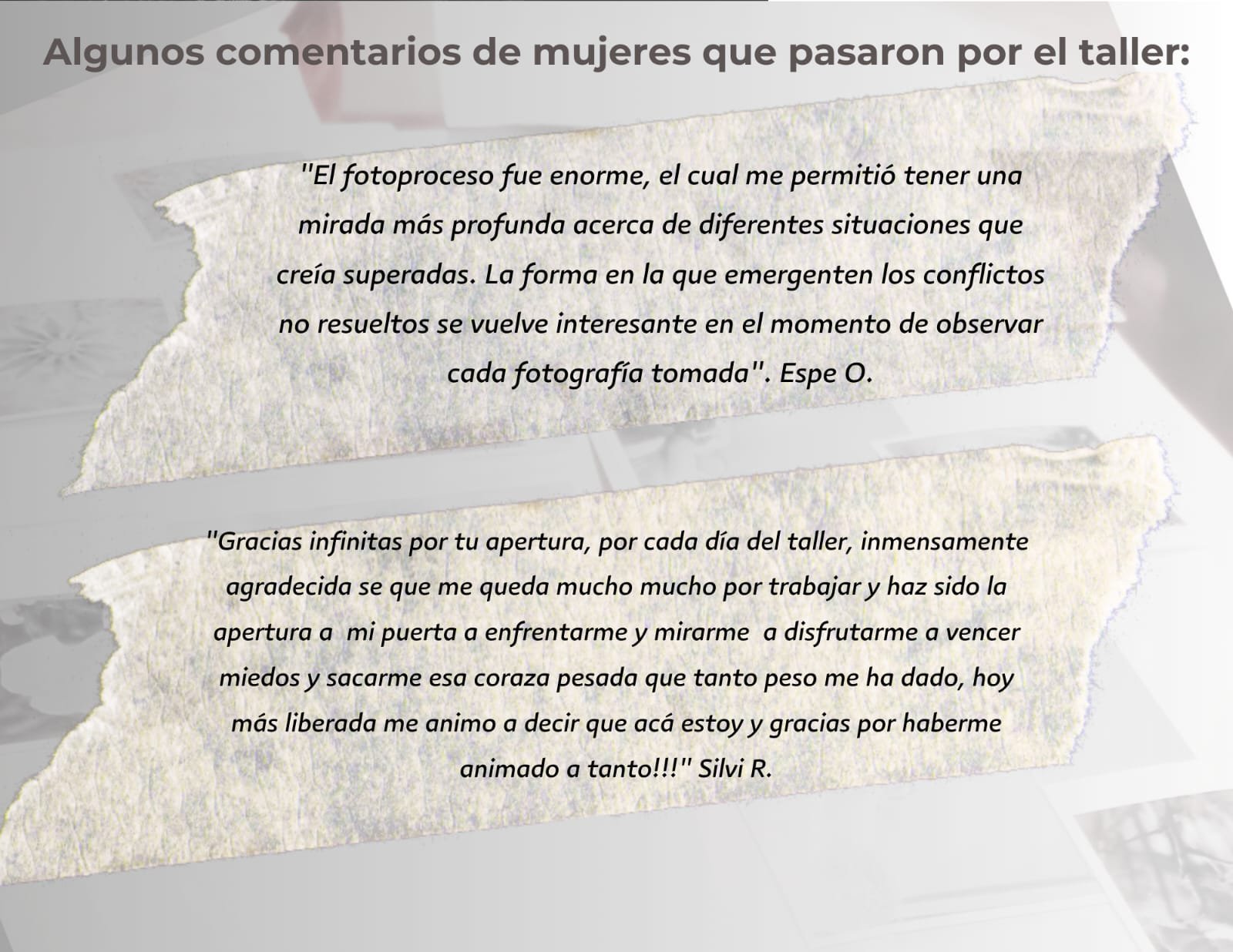 Psicología Clínica y Fotografía Terapéutica