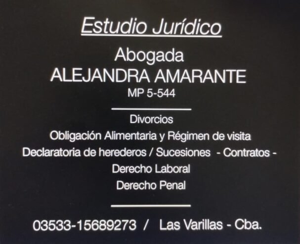 Abogada Alejandra Amarante