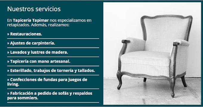 Tapicería Tapimar | Retapizado, Restauración y Carpintería de Muebles Antiguos