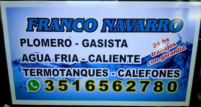 Plomero y Gasista Matriculado 24 hs en Córdoba
