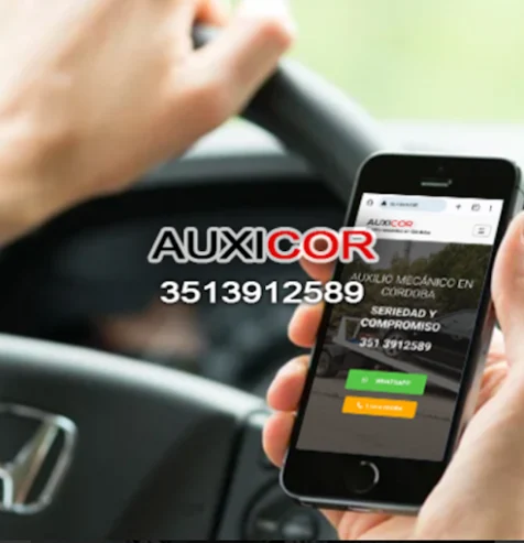 AUXICOR | Auxilio Mecánico y Grúas – 24 Horas