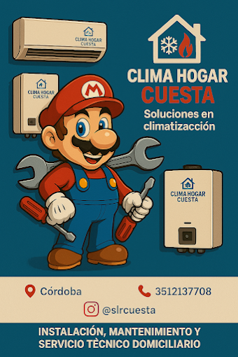 Clima Hogar Cuesta | Técnico Matriculado, Reparación y Mantenimiento
