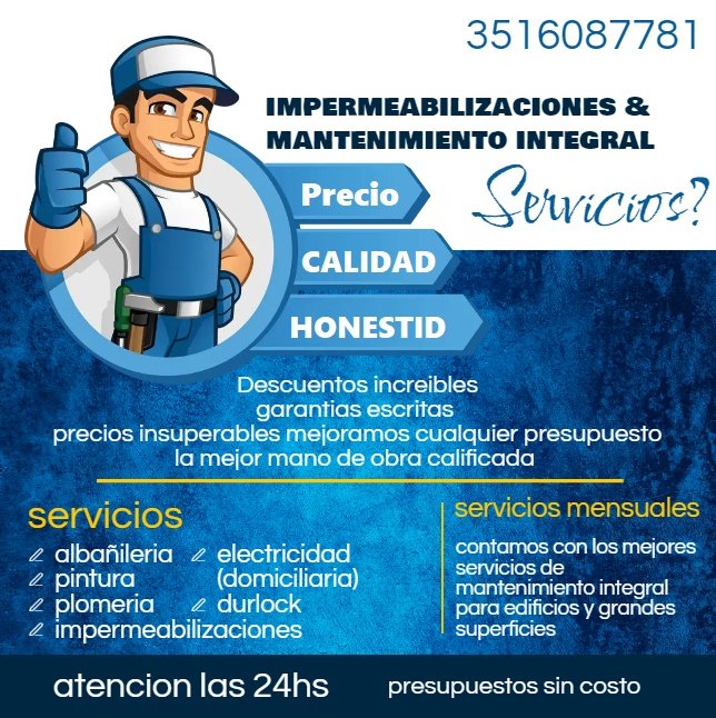 Impermeabilizaciones y Mantenimientos Corbalán en Córdoba