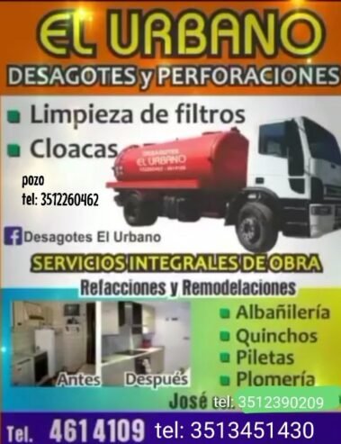 Desagotes El Urbano | Soluciones Integrales de Saneamiento en Córdoba