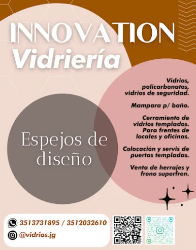 Vidriería Innovation | Cristales Templados, Laminados, DVH y Espejos