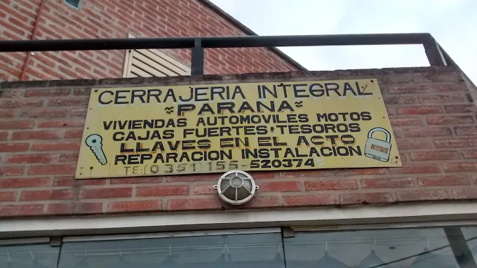 Cerrajería Paraná | 24 Horas de Servicio en Córdoba