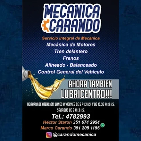 Mecánica Carando |Rectificación de Motores, Chapa y Pintura