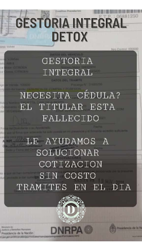 Gestoría Integral Detox | Automotor, Previsional, Monotributo, Anses, Afip, Pami