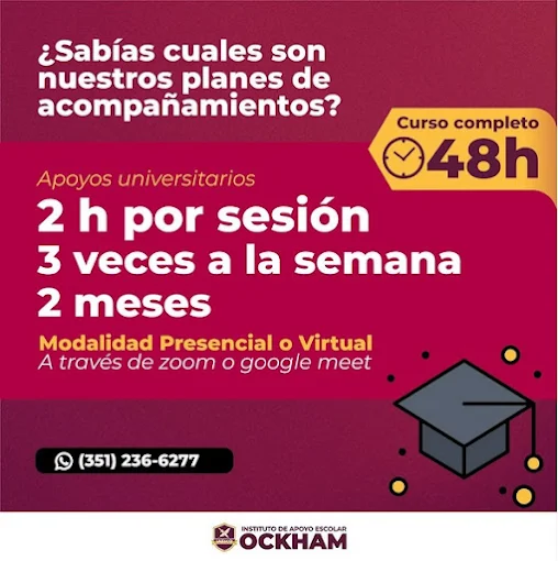 Instituto Ockham | Clases de Apoyo y Preparación