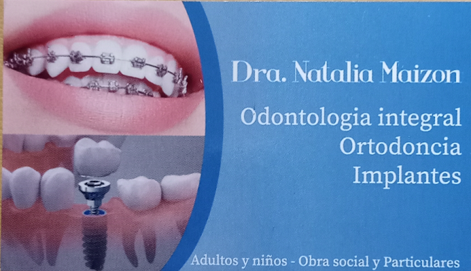 Odontología Dra. Natalia Maizon |  Niños y Adultos, Financiación, Planes de Pago