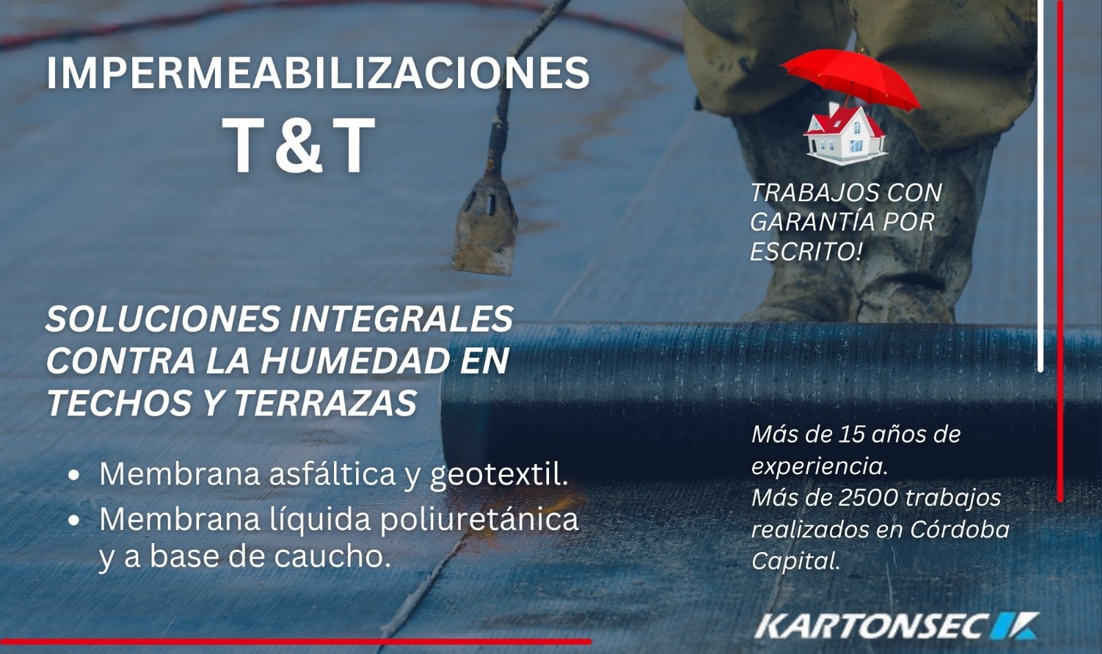 Impermeabilizaciones T&T | Impermeabilización de Techos y Terrazas