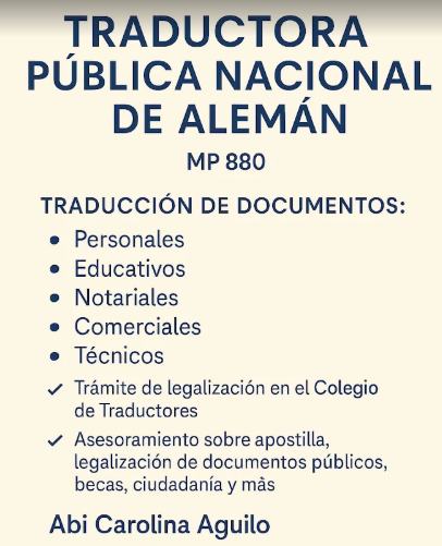 Traductora Pública de Alemán | Traducción, Corrección y Revisión en las Áreas Técnica, Científica, Jurídica y Comercial