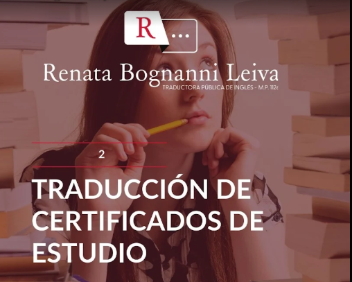 Traductora Pública de Inglés y Español | Traducción de Textos, Certificados Analíticos, Diplomas, Documentos para Visas
