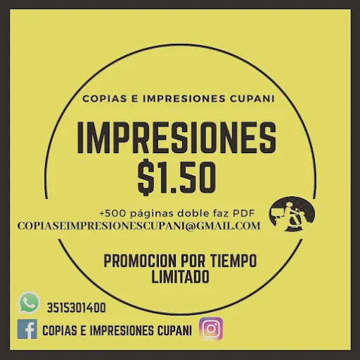 Cupani | Copias e Impresiones Rápidas, Precisas y Accesibles para Tareas Académicas, Laborales y Comerciales