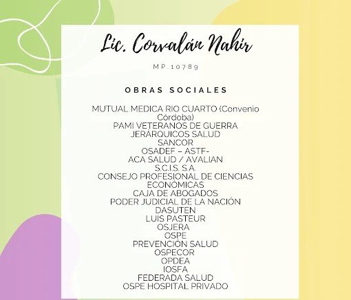 Lic. Nahir Corvalán | Psicóloga para Adolescentes y Jóvenes – Acompañamiento de Procesos Terapéuticos