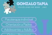 Lic. Gonzalo Tapia | Psicólogo para Jóvenes y Adultos, Psicoterapia Online y Presencial
