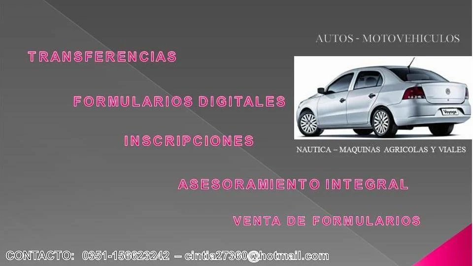 Gestoría del Automotor Pettina | Trámites para Autos, Motos
