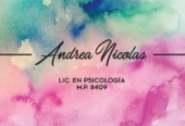 Lic. Andrea Nicolás | Psicología Clínica y Psicoanálisis en Córdoba