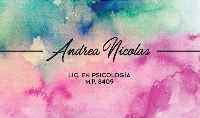 Lic. Andrea Nicolás | Psicología Clínica y Psicoanálisis en Córdoba