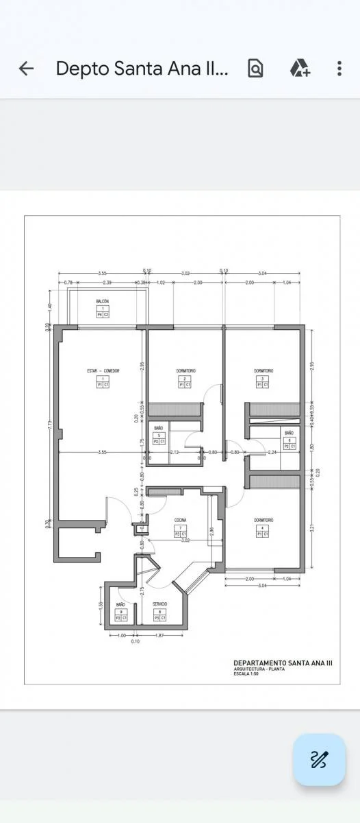 Semipiso en Venta de 3 Dormitorios y 115 m² con Cochera, Balcón