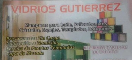 Vidrios Gutiérrez | Cristales Templados, Espejos y Mamparas