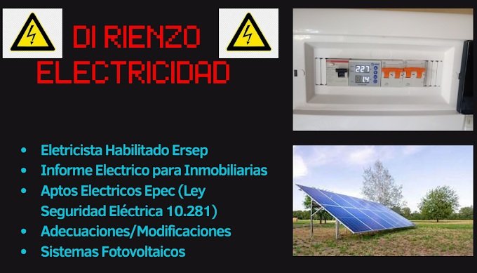 Electricista, Gasista y Técnico en Refrigeración Matriculado