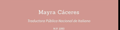 Traductora de Italiano y Español en Córdoba