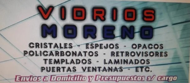 Vidrios Moreno | Cristales Templados, Laminados, Espejos