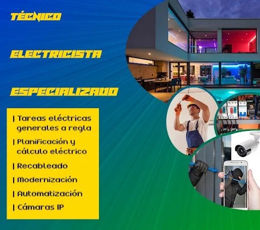 Electricista Instalador de Cámaras y Alarmas de Seguridad