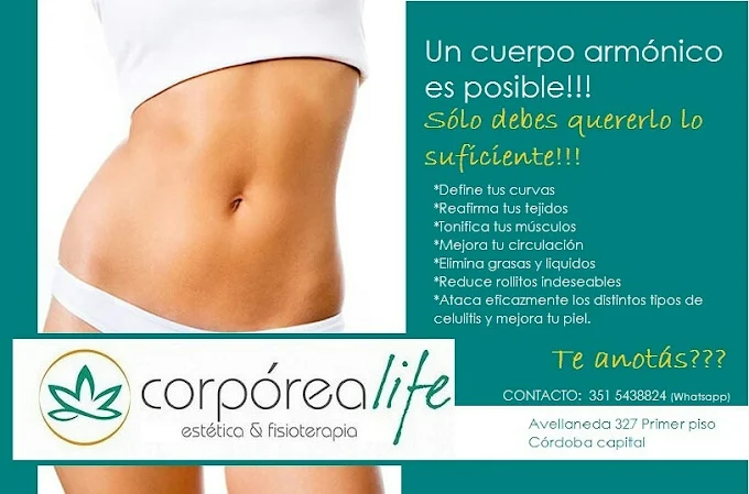 Corpórea Life | Fisioterapia, Kinesiología, Estética Corporal y Facial, Masajes Descontracturantes y Relajantes