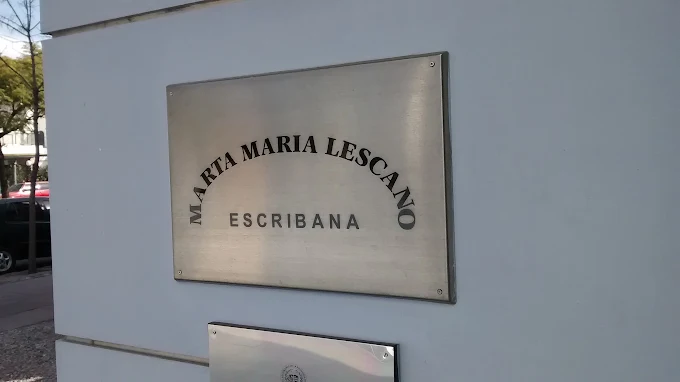 Escribanía Marta María Lescano | Escribanía