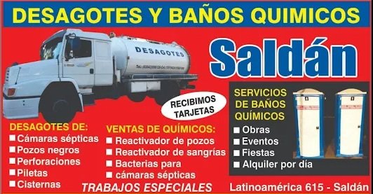 Desagotes y Baños Químicos Saldán | Alquiler y Desagotes