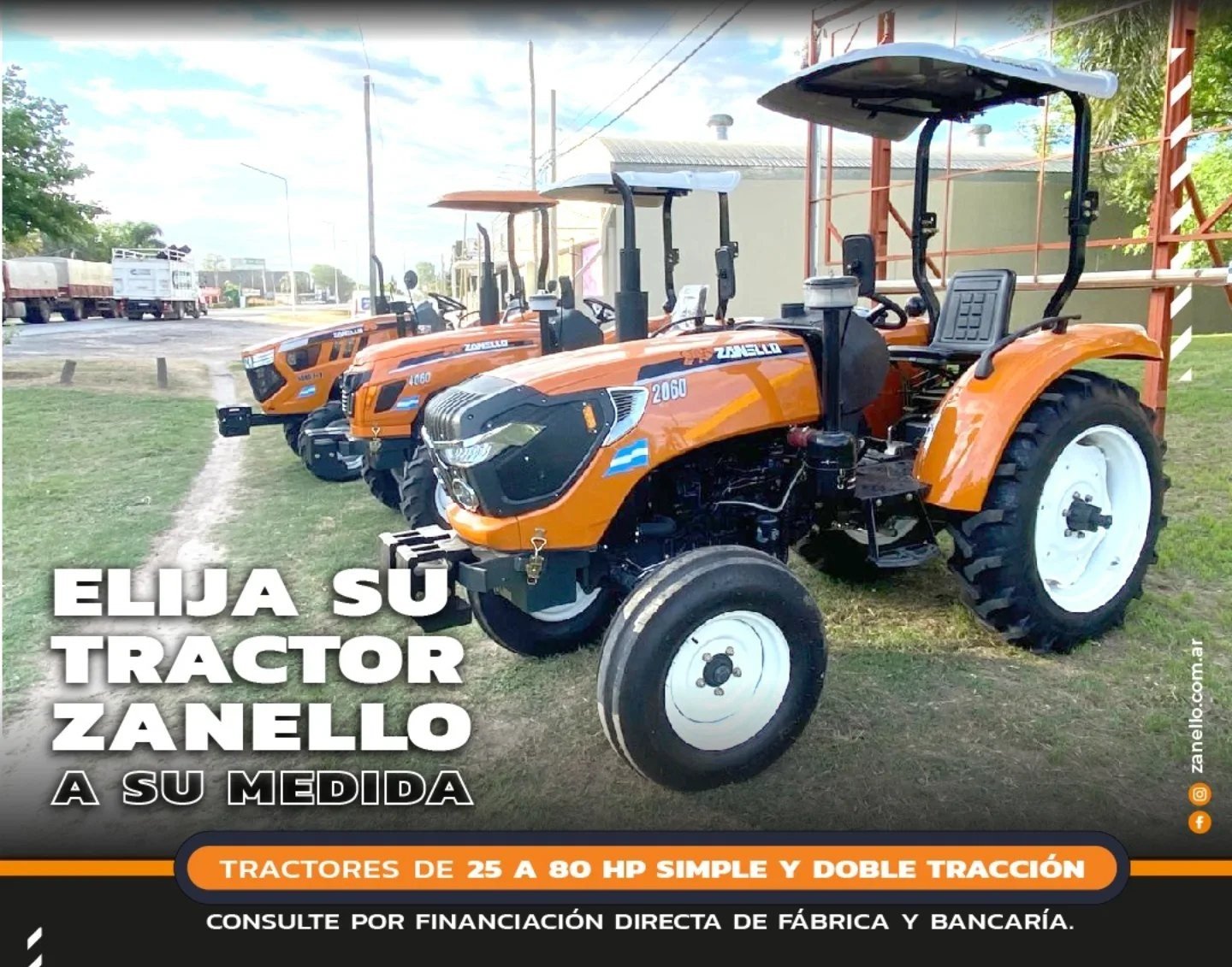Zanello Tractores | Fábrica Argentina: Evolution, Titán Serie 5 e IA (125-340 CV)